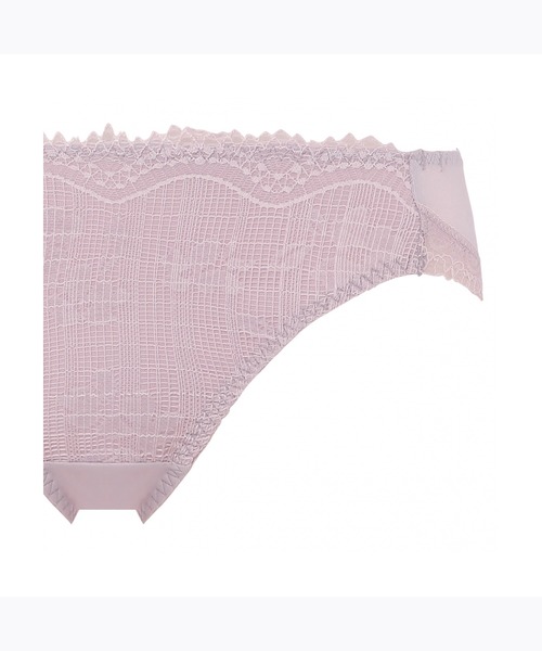 AMOSTYLE BY Triumph(アモスタイルバイトリンプ)の「レギュラーショーツ フリーミー スムース AMST1421 Hikini JX(ショーツ・レディース・ベージュ/ブラック/パープル・L/M)」の6枚目の写真