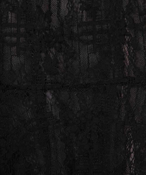 mysty woman（ミスティウーマン）の「ハンカチーフヘムレーススカート 978455（スカート・レディース・アイボリー/ブラック・FREE）」の14枚目の写真