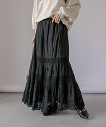 RIVE DROITE | リバーレースティアードスカート(スカート)