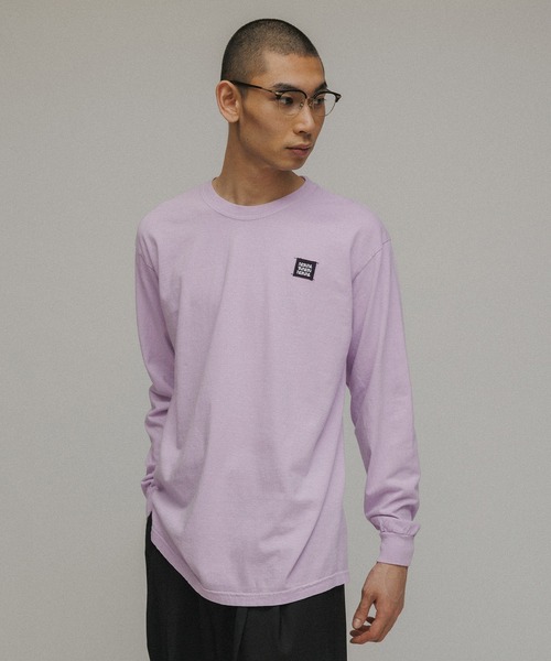 tシャツ 「TOPS」M TO R ORIGINAL LOGOPATCH L/S TEE レディース メンズ M TO R tシャツ 「TOPS」M ORIGINAL LOGOPATCH L/S TEE
