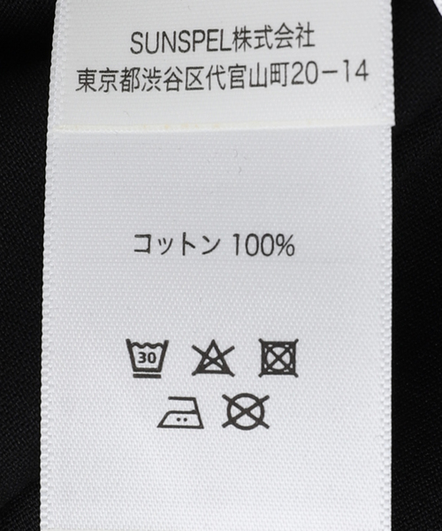 SUNSPEL（サンスペル）の「【SUNSPEL / サンスペル】Q82 LS T-SHIRT（Tシャツ/カットソー・メンズ・ホワイト/ブラック・LARGE/MEDIUM）」の16枚目の写真