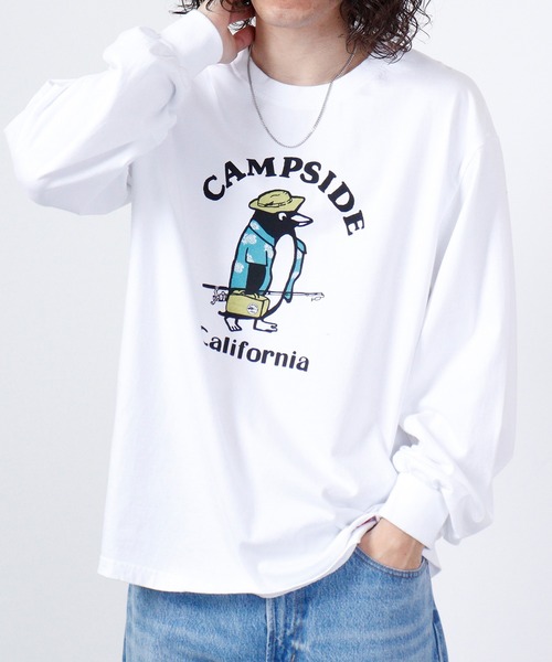 LUMBER（ランバー）の「LUMBER プリントロングTシャツ（Tシャツ/カットソー・メンズ・ブラック/ホワイト系2/グレー/ブラック系1/ホワイト系1/ベージュ/ホワイト・LL/M/L/S）」の16枚目の写真