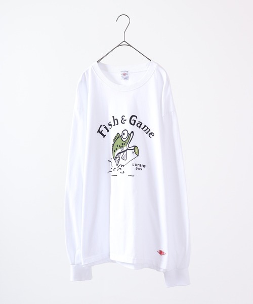 LUMBER（ランバー）の「LUMBER プリントロングTシャツ（Tシャツ/カットソー・メンズ・ブラック/ホワイト系2/グレー/ブラック系1/ホワイト系1/ベージュ/ホワイト・LL/M/L/S）」の22枚目の写真