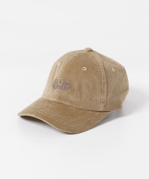 FRUIT OF THE LOOM（フルーツオブザルーム）の「『別注』FRUIT OF THE LOOM×DOORS　刺繍コーデュロイキャップ（キャップ・メンズ・ブラック/ダークブラウン/ベージュ・-）」の5枚目の写真