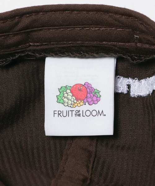 FRUIT OF THE LOOM（フルーツオブザルーム）の「『別注』FRUIT OF THE LOOM×DOORS　刺繍コーデュロイキャップ（キャップ・メンズ・ブラック/ダークブラウン/ベージュ・-）」の10枚目の写真