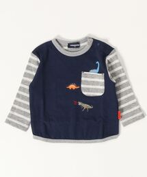 kladskap | 恐竜接結長袖Ｔシャツ(Tシャツ/カットソー)