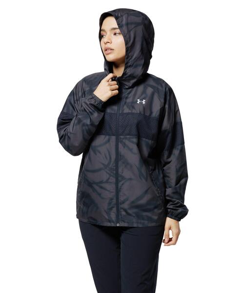 UNDER ARMOUR(アンダーアーマー)の「UAメッシュ ライナー プリント フーディー(トレーニング/レディース)(Tシャツ/カットソー・レディース・ブラック・L)」の7枚目の写真