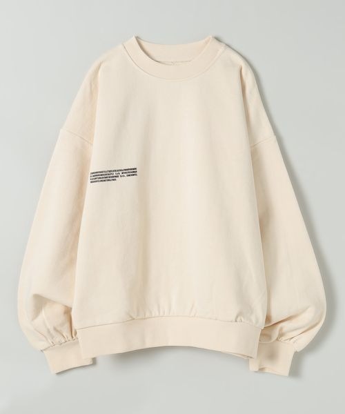 JEANASIS(ジーナシス)の「【YOGA】レタープリントクルーネックスウェットLS/982317(スウェット・レディース・グレー/グリーン/ブラック/アイボリー・FREE)」の3枚目の写真