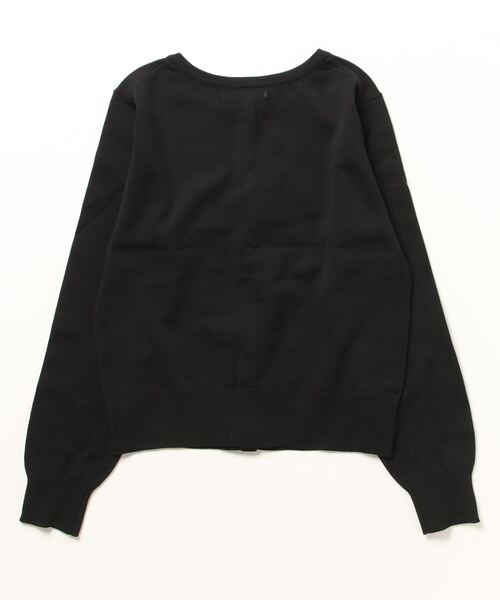 TRUDEA(トルディア)の「スポンディッシュパールボタンニットカーディガン(カーディガン/ボレロ・レディース・ブラウン/ブラック/ピンクベージュ・LARGE/MEDIUM)」の4枚目の写真