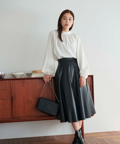 Edit Sheen（エディットシーン）の「ソフトタッチチェーン付きクラッチバッグ（クラッチバッグ・レディース・ホワイト/ブラウン/ブラック・FREE）」の7枚目の写真