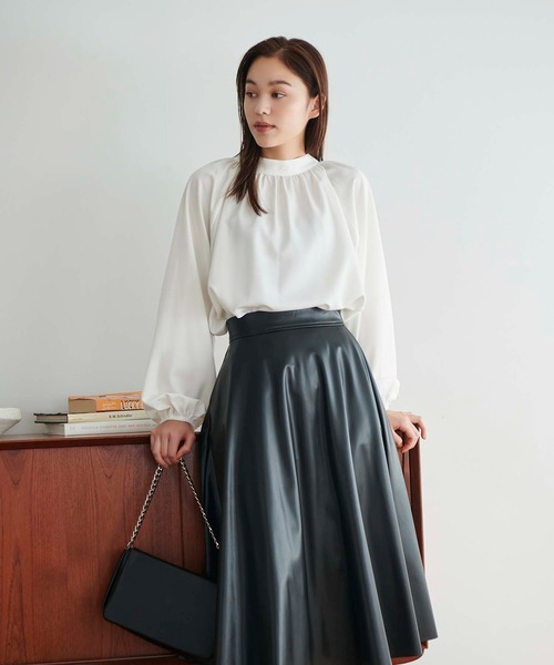 Edit Sheen（エディットシーン）の「ソフトタッチチェーン付きクラッチバッグ（クラッチバッグ・レディース・ホワイト/ブラウン/ブラック・FREE）」の6枚目の写真