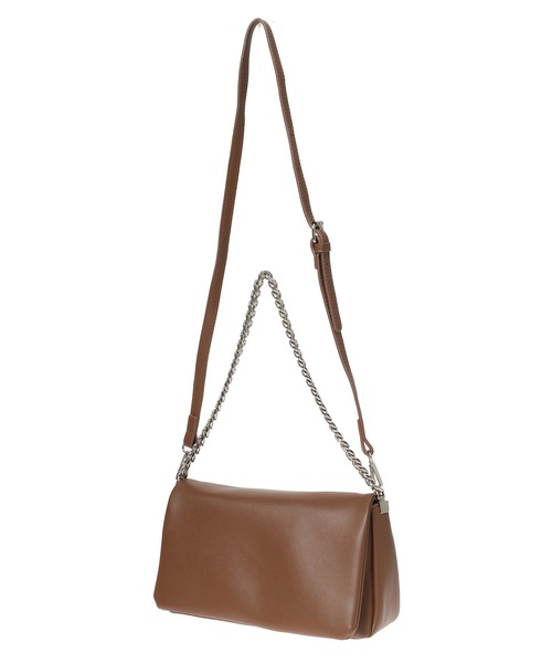 Edit Sheen（エディットシーン）の「ソフトタッチチェーン付きクラッチバッグ（クラッチバッグ・レディース・ホワイト/ブラウン/ブラック・FREE）」の13枚目の写真