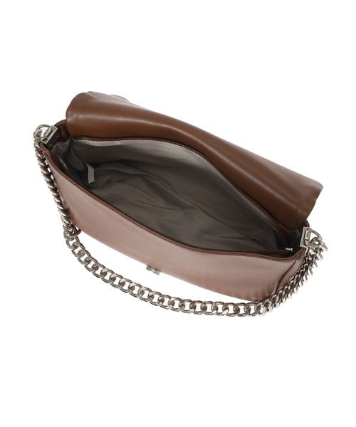 Edit Sheen（エディットシーン）の「ソフトタッチチェーン付きクラッチバッグ（クラッチバッグ・レディース・ホワイト/ブラウン/ブラック・FREE）」の14枚目の写真