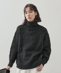 JUNRED | モヘアライクタートルネックニットプルオーバー(ニット/セーター)