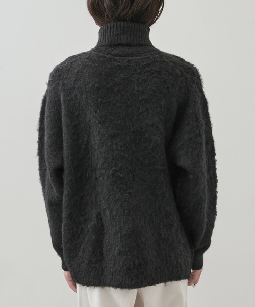 JUNRED（ジュンレッド）の「モヘアライクタートルネックニットプルオーバー（ニット/セーター・メンズ・グリーン/ブラック/ホワイト・L/M/S）」の9枚目の写真