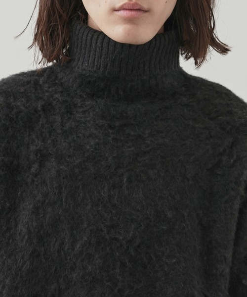 JUNRED（ジュンレッド）の「モヘアライクタートルネックニットプルオーバー（ニット/セーター・メンズ・グリーン/ブラック/ホワイト・L/M/S）」の18枚目の写真