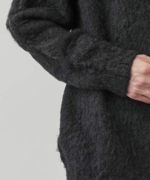 JUNRED（ジュンレッド）の「モヘアライクタートルネックニットプルオーバー（ニット/セーター・メンズ・グリーン/ブラック/ホワイト・L/M/S）」の5枚目の写真