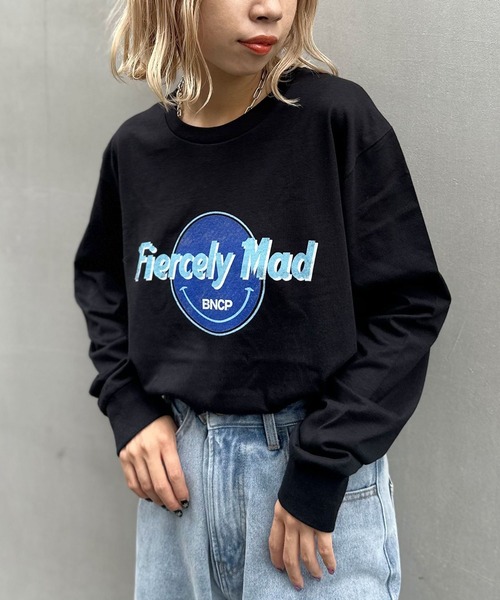 正規店仕入れの ZOZO限定】ロックスマイリーロンT（Tシャツ/カットソー トップス