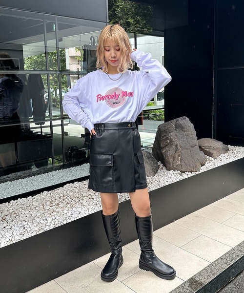 【ZOZO限定】ロックスマイリーロンT(Tシャツ/カットソー)|CIAOPANIC(チャオパニック) 【ZOZO限定】ロックスマイリーロンT(Tシャツ/カットソー)|CIAOPANIC(チャオパニック)