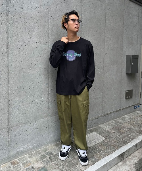 【ZOZO限定】ロックスマイリーロンT(Tシャツ/カットソー)|CIAOPANIC(チャオパニック) 【ZOZO限定】ロックスマイリーロンT(Tシャツ/カットソー)|CIAOPANIC(チャオパニック)