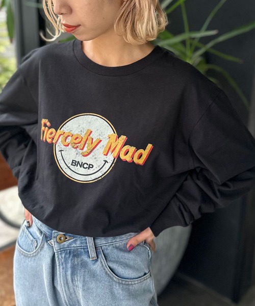 【ZOZO限定】ロックスマイリーロンT(Tシャツ/カットソー)|CIAOPANIC(チャオパニック) 【ZOZO限定】ロックスマイリーロンT(Tシャツ/カットソー)|CIAOPANIC(チャオパニック)