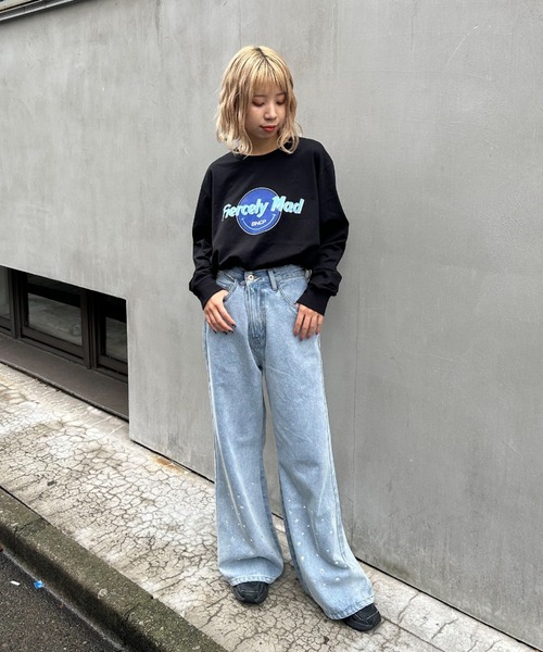 【ZOZO限定】ロックスマイリーロンT(Tシャツ/カットソー)|CIAOPANIC(チャオパニック) 【ZOZO限定】ロックスマイリーロンT(Tシャツ/カットソー)|CIAOPANIC(チャオパニック)