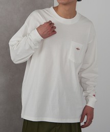 【BALL】32380 ヘビーウエイト天竺 ワッペン+ポケット付き BIGサイズ長袖Tシャツ