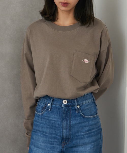 BALL(ボール)の「【BALL】32380 ヘビーウエイト天竺 ワッペン+ポケット付き BIGサイズ長袖Tシャツ(Tシャツ/カットソー・メンズ・ブルー/ブラウン/ブラック/オフホワイト/グレー/オートミール・L/S/LL/M)」の15枚目の写真