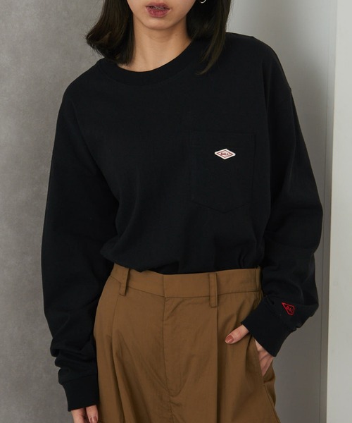 BALL(ボール)の「【BALL】32380 ヘビーウエイト天竺 ワッペン+ポケット付き BIGサイズ長袖Tシャツ(Tシャツ/カットソー・メンズ・ブルー/ブラウン/ブラック/オフホワイト/グレー/オートミール・L/S/LL/M)」の18枚目の写真