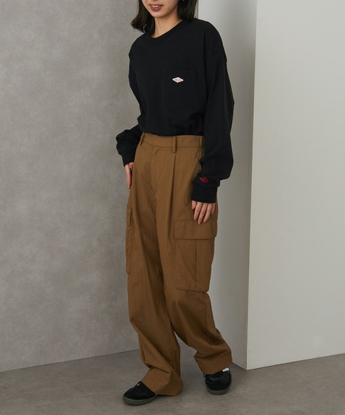 BALL(ボール)の「【BALL】32380 ヘビーウエイト天竺 ワッペン+ポケット付き BIGサイズ長袖Tシャツ(Tシャツ/カットソー・メンズ・ブルー/ブラウン/ブラック/オフホワイト/グレー/オートミール・L/S/LL/M)」の21枚目の写真