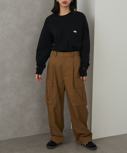 BALL(ボール)の「【BALL】32380 ヘビーウエイト天竺 ワッペン+ポケット付き BIGサイズ長袖Tシャツ(Tシャツ/カットソー・メンズ・ブルー/ブラウン/ブラック/オフホワイト/グレー/オートミール・L/S/LL/M)」の22枚目の写真