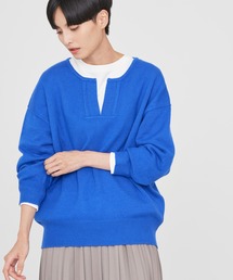 AMERICAN HOLIC | バイパチスキッパーニットプルオーバー(ニット/セーター)