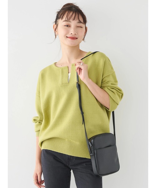 AMERICAN HOLIC（アメリカンホリック）の「バイパチスキッパーニットプルオーバー（ニット/セーター・レディース・ブラック/ブルー/ホワイト系その他4/ブラック系その他4/その他6・M/L）」の9枚目の写真