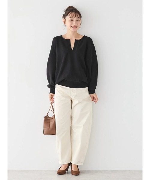 AMERICAN HOLIC（アメリカンホリック）の「バイパチスキッパーニットプルオーバー（ニット/セーター・レディース・ブラック/ブルー/ホワイト系その他4/ブラック系その他4/その他6・M/L）」の21枚目の写真