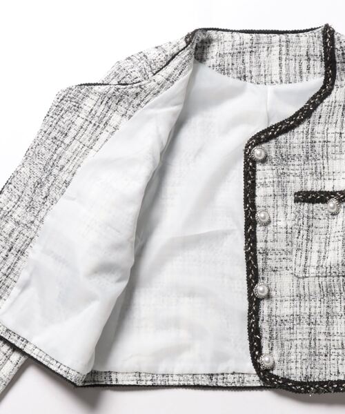 セール】ミックス糸ツイードジャケット（その他アウター）｜Sibra
