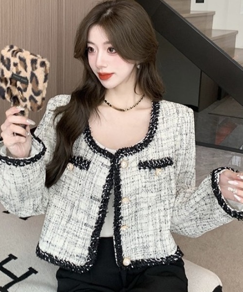 セール】ミックス糸ツイードジャケット（その他アウター