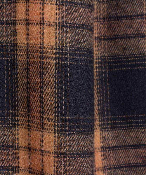 GLOSTER（グロスター）の「【GLOSTER/グロスター】オンブレーチェック オープンカラーシャツ（シャツ/ブラウス・メンズ・ブルー系その他/ベージュ系その他/ブラック系その他・S/M/L）」の10枚目の写真