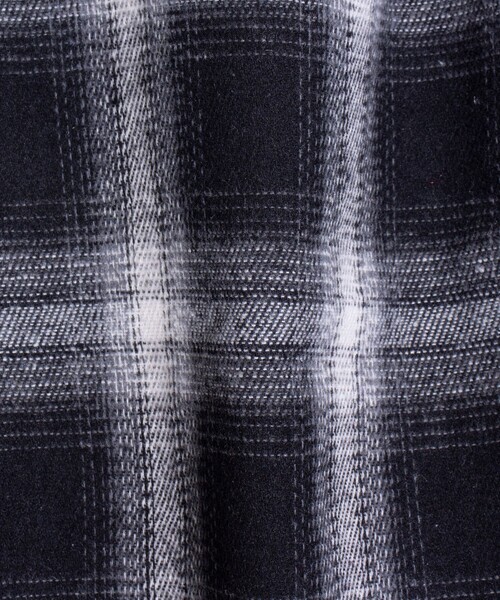 GLOSTER（グロスター）の「【GLOSTER/グロスター】オンブレーチェック オープンカラーシャツ（シャツ/ブラウス・メンズ・ブルー系その他/ベージュ系その他/ブラック系その他・S/M/L）」の21枚目の写真