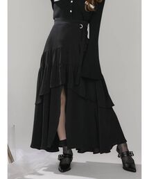 EATME | FRONTスリットティアードスカート(スカート)