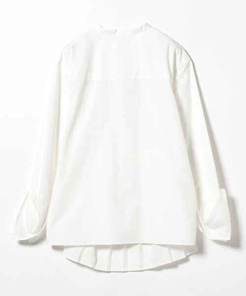 【美品】RBS RayBeams レイビームス　ホワイトシャツブラウス Ray BEAMS（レイビームス）の「RBS / プリーツ ラップ シャツ