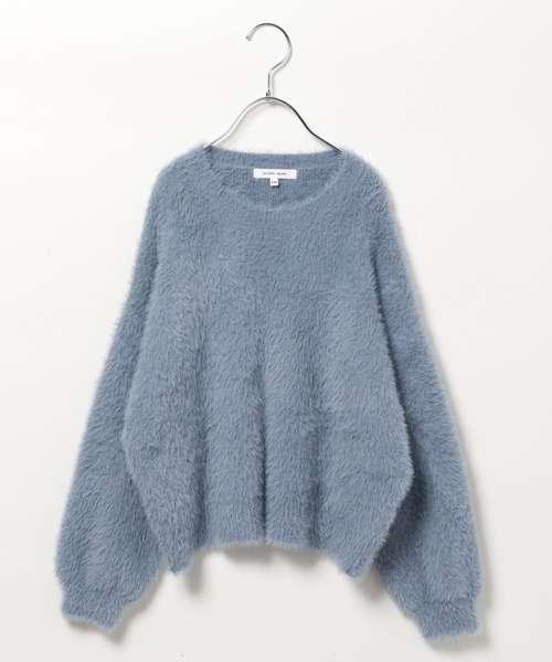 GLOBAL WORK（グローバルワーク）の「シャギーニットプルオーバー/982018（ニット/セーター・キッズ・ブルー/アイボリー・140cm/160cm/120cm/130cm/150cm/100cm/110cm）」の15枚目の写真