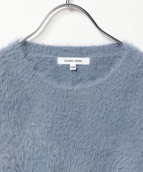 GLOBAL WORK（グローバルワーク）の「シャギーニットプルオーバー/982018（ニット/セーター・キッズ・ブルー/アイボリー・140cm/160cm/120cm/130cm/150cm/100cm/110cm）」の16枚目の写真