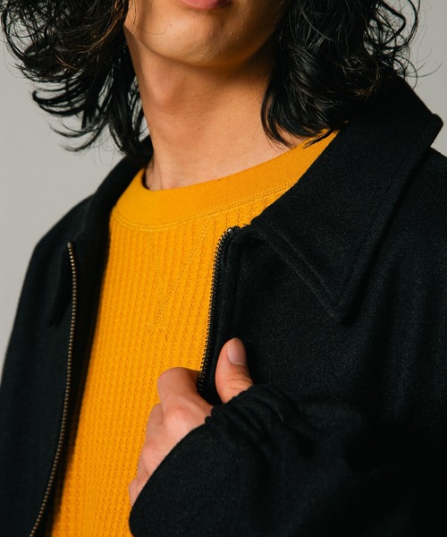 【スペースグラム】 テックウール ドルマンスリーブ オーバーサイズブルゾン ウールライク（ブルゾン）｜UNIIT（ユニット）