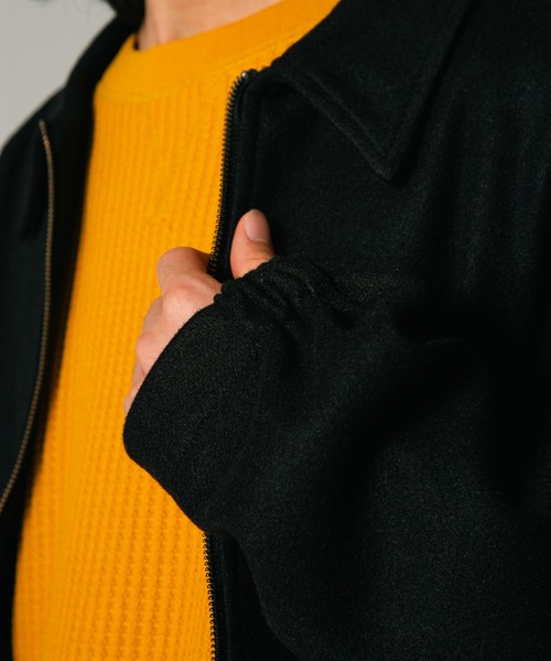 【スペースグラム】 テックウール ドルマンスリーブ オーバーサイズブルゾン ウールライク（ブルゾン）｜UNIIT（ユニット）