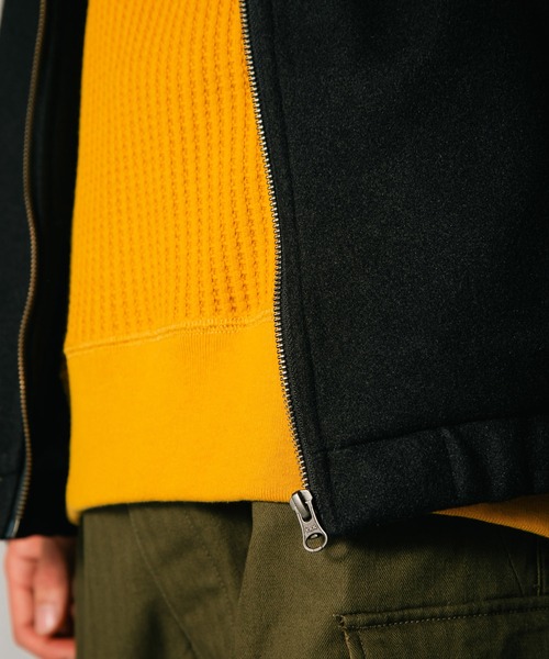 【スペースグラム】 テックウール ドルマンスリーブ オーバーサイズブルゾン ウールライク（ブルゾン）｜UNIIT（ユニット）