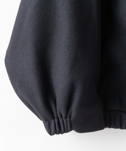 【スペースグラム】 テックウール ドルマンスリーブ オーバーサイズブルゾン ウールライク（ブルゾン）｜UNIIT（ユニット）