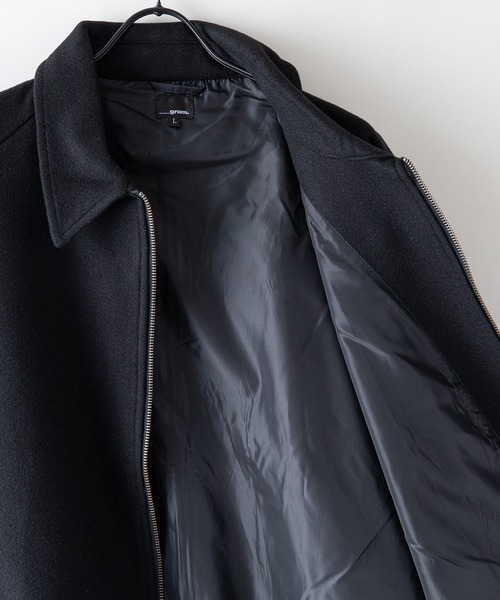 【スペースグラム】 テックウール ドルマンスリーブ オーバーサイズブルゾン ウールライク（ブルゾン）｜UNIIT（ユニット）