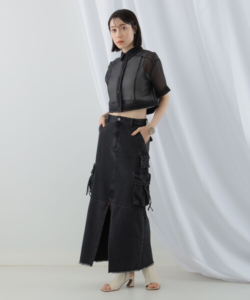 Ray BEAMS / 配色ステッチ シアー シャツ Ray BEAMS（レイビームス）の「Ray BEAMS / 配色ステッチ シアー