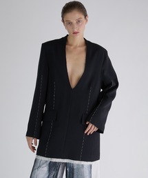 PRANK PROJECT | 【24SPRING PRE ORDER】スーチングカットオフチュニック / Suiting Cut-off Tunic(チュニック)