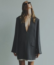 PRANK PROJECT | 【24SPRING PRE ORDER】スーチングカットオフチュニック / Suiting Cut-off Tunic(チュニック)